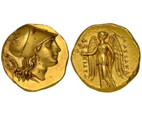 Kings of Macedon, Alexander III, the Great (336-323 BC), gold stater, uncertain eastern mint, c. 325-300 BC, head of Athena r