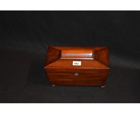 A Nice Mahogany Cased Tea Caddy 