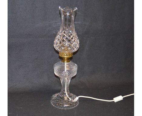 A Waterford Crystal Lamp 'Inishturk'  (22'' High)