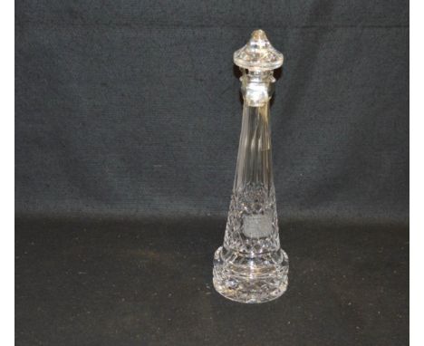 An Unusual Waterford Crystal Smirnoff Vodka Decanter for Czar Alexander III