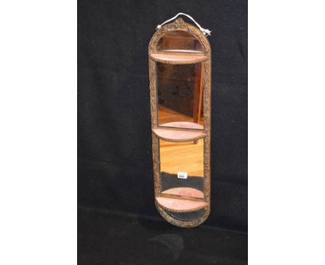 A Nice Gilt Framed Mirror Backed Wall Bracket 