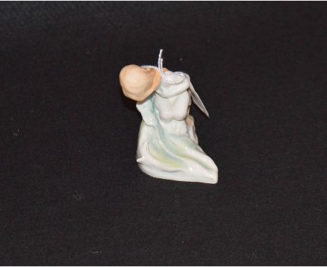 A Royal Worcester Figurine 'Girl at Stream'