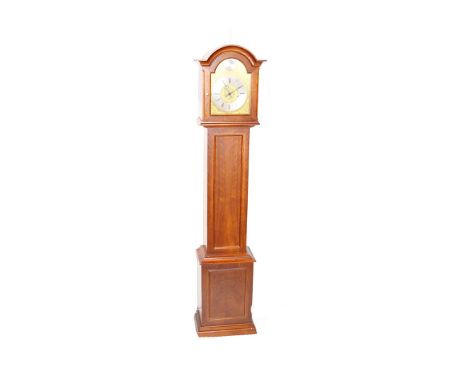A Nice Mahogany Cased Chiming Granddaughter Clock 