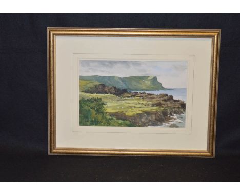 A Watercolour 'North Antrim Coast Towards Fairhead' - Jack Wilkinson 