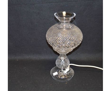 A Waterford Crystal Lamp (13'' high)