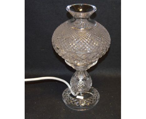 A Waterford Crystal Lamp (14'' high)