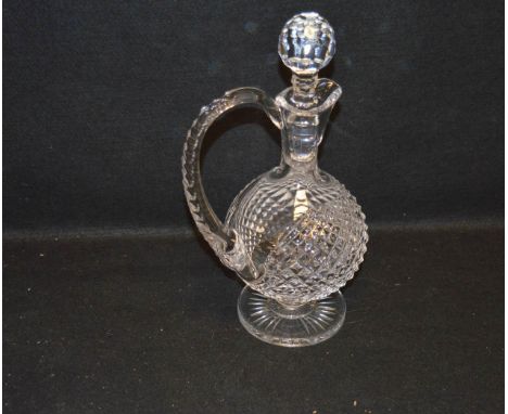 An Antique Style Waterford Crystal, Handled Decanter