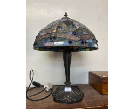 A Tiffany style table lamp 