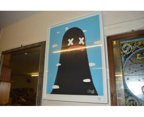 A framed pencil signed print entitled 'Friends With You