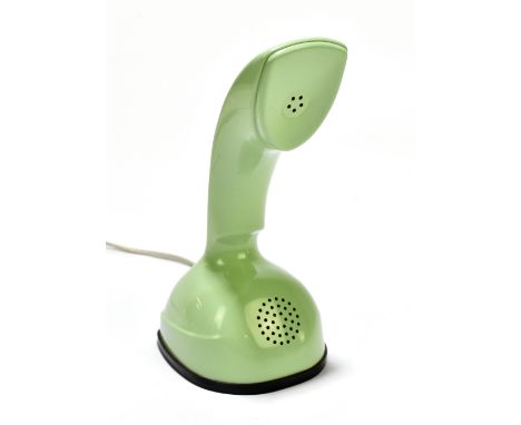 A 1960s Ericsson Cobra telephone, with dial base, height 24cm.Additional InformationA few light scratches and scuffs consiste