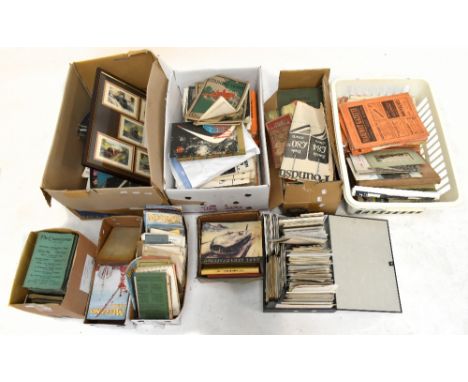 An assortment of early to mid-20th century booklets, pamphlets and ephemera to include a selection of The Railway Gazette fro