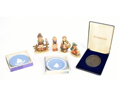 WEDGWOOD; a boxed black jasperware limited edition plaque 'In Memory of Admiral of the Fleet the Earl Mountbatten of Burma', 