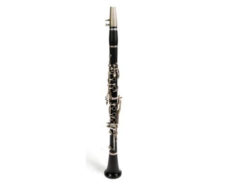 A Boosey &amp; Hawkes 'Emperor' B flat clarinet, cased.