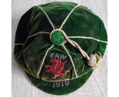 LEIGH RICHMOND ROOSE 1910 WALES INTERNATIONAL CAP
Leigh Richmond "Dick" Roose, MM, (27 November 1877 – 7 October 1916) was a 