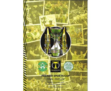 2021 SCOTTISH LEAGUE CUP FINAL CELTIC V HIBERNIAN PROGRAMME &amp; TICKET
Ref CC
