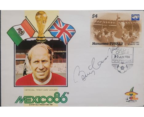 1986 WORLD CUP FIRST DAY COVER SIGNED BY BOBBY CHARLTON
Ref BF