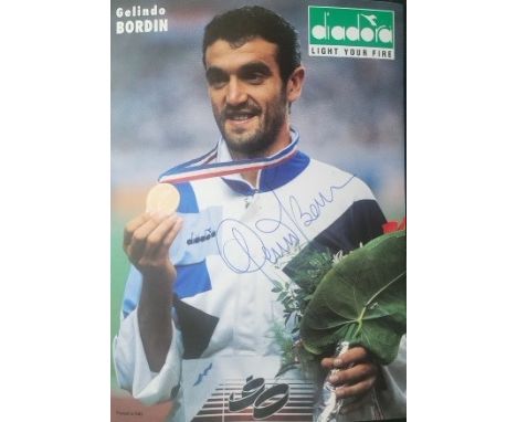 OLYMPICS GELINDO BORDIN AUTOGRAPHED PROMOTIONAL CARD
Gelindo Bordin (born 2 April 1959) is an Italian former athlete, winner 