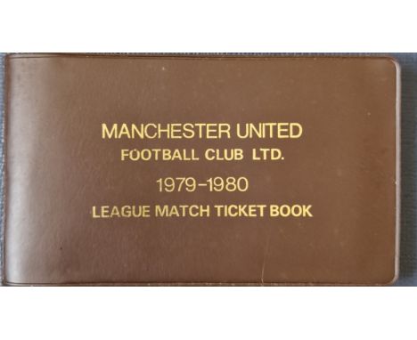 MANCHESTER UNITED 1979-80 SEASON TICKET BOOK
Contains some unused tickets and comes with Fixture list
Ref SM