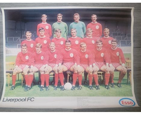 VINTAGE LIVERPOOL ESSO POSTER
15 x 13 Inch
Ref BW