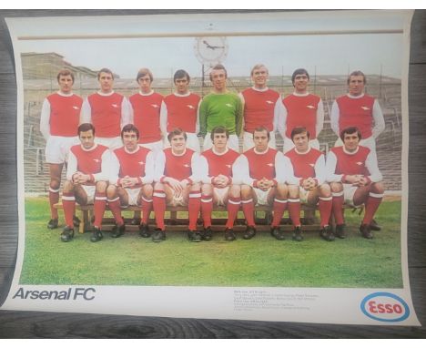 VINTAGE ARSENAL ESSO POSTER
15 x 13 Inch
Ref BW