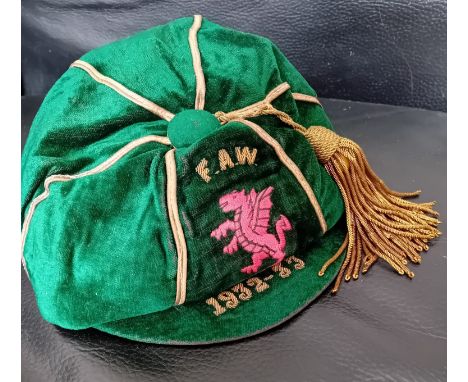 FRED KEENOR WALES INTERNATIONAL CAP 1932-33
He was capped 32 times for Wales the last time being 26th Oct 1932, making this t
