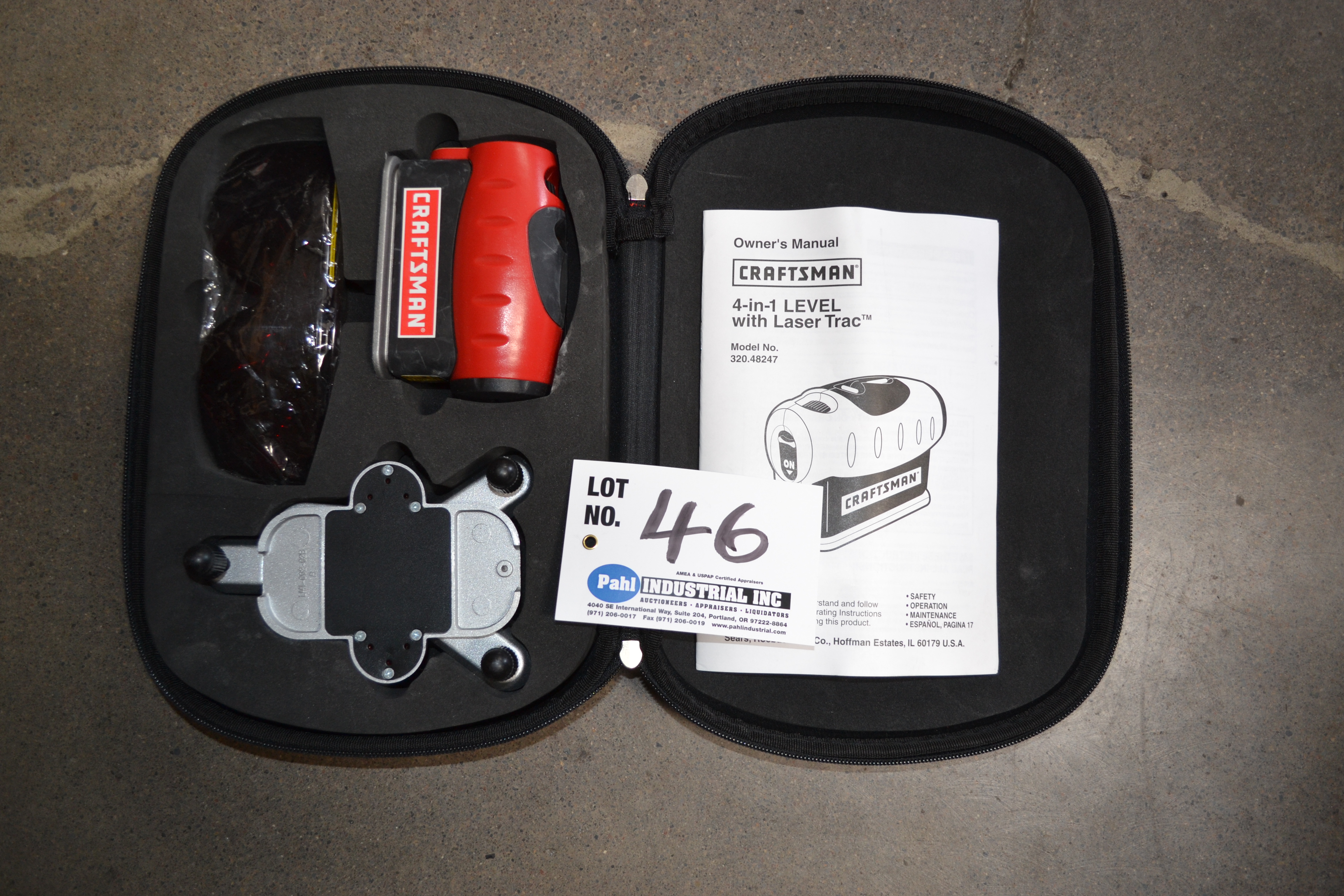 Craftsman model 320.48247 4 in 1 laser trac level