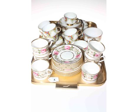 Royal Worcester 'Royal Garden' seventeen piece tea set and Carltonware 4879 pattern twenty-six piece tea set.