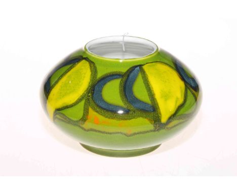 Poole pottery Delphis bowl with painted No. 32 to base.