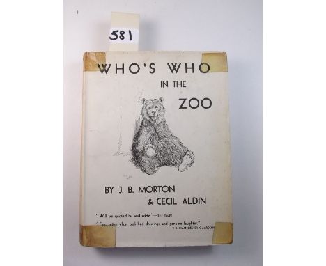 Who's Who in The Zoo by JB Morton, illustrated by Cecil Aldin - first edition