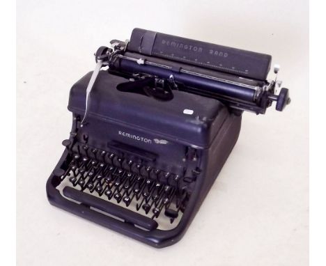 A Remington typewriter