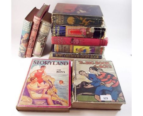 A group of ten vintage childrens books and annuals