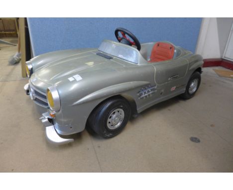 A child's toy Mercedes pedal car, a/f 