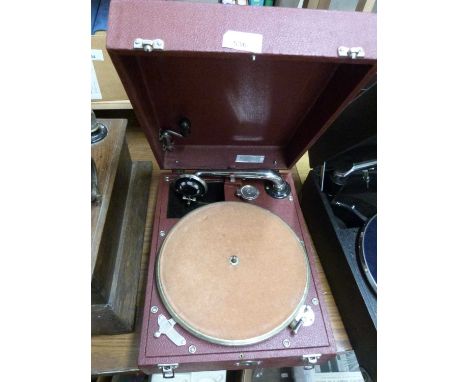 Vintage Maxitone portable record player