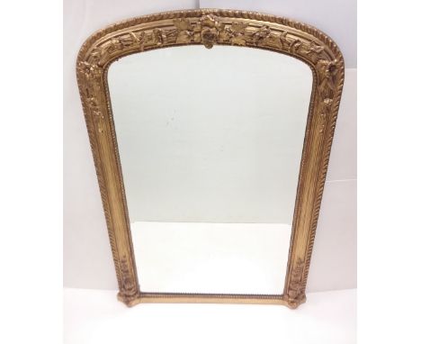 Stunning Quality 19th Century Gilt Bevelled Console Mirror