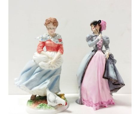 2 Royal Worcester Figures 