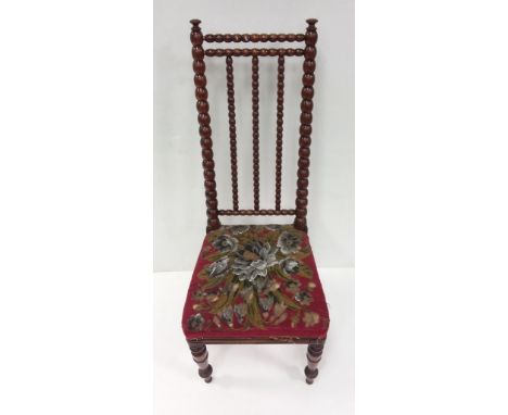 Vict Mahogany Bobbin Chair