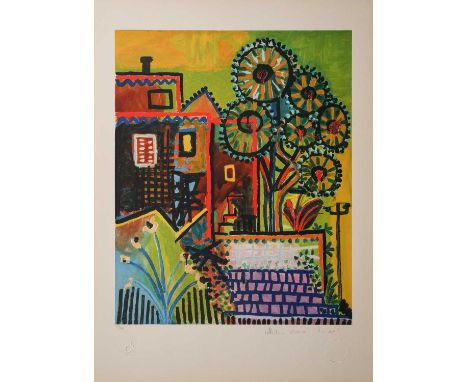 After Pablo Picasso (1881 - 1973) 'Paysage', Picasso Estate Collection limited edition colour lithograph, signed and numbered