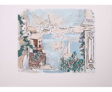 After Pablo Picasso (1881 - 1973) 'Paysage de Dinard', Picasso Estate Collection limited edition colour lithograph, signed an