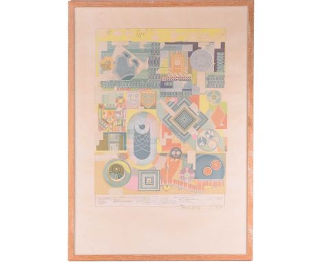 Sir Eduardo Paolozzi (1924 - 2005), The Children’s Hour (Longfellow) 1974 (from the Calcium Light Night series), signed, limi