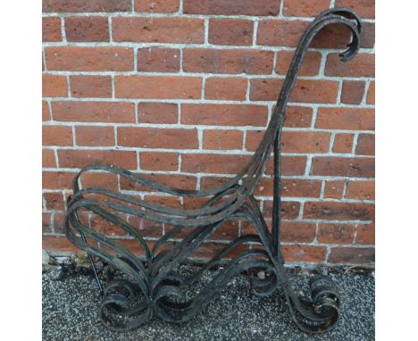 Metal garden bench ends