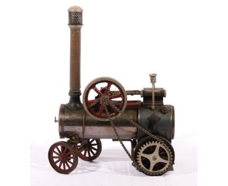 German made Bing? Marklin? live stream chain driven traction engine model.
