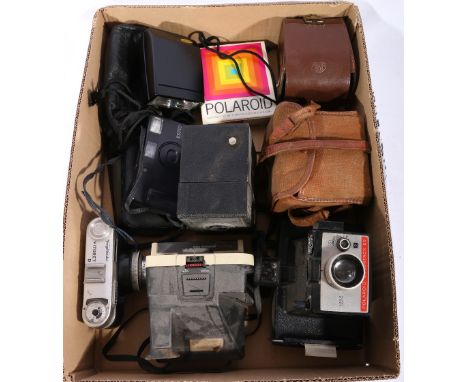 Voigtlander vitoret D camera, Autofocus supercolour 3500 Polaroid land camera, Polaroid colorpack 80 land camera, Ross ensign