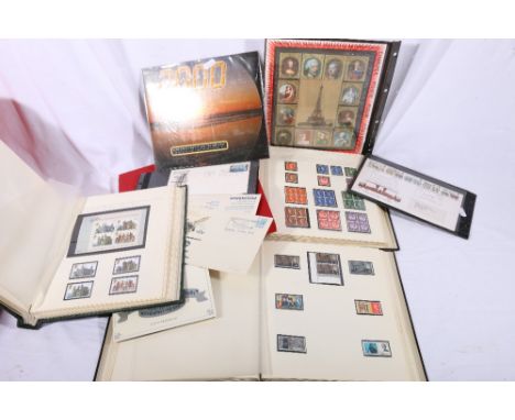 GB collection in four albums to include George V-VI half penny green triangular cancelations collection, 1935 silver jubilee 