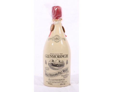 GLENMORANGIE 21 year old Highland single malt Scotch whisky sesquicentennial selection 1843-1993 celebrating 150 year of Glen