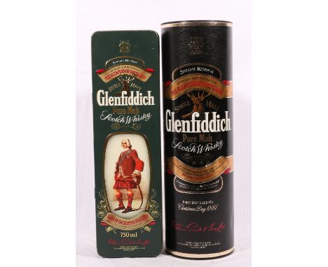 GLENFIDDICH special old reserve pure malt Scotch whisky, 43° GL, 1 litre and another 75cl., both boxed.