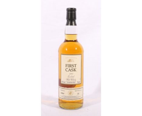 GLENKINCHIE 1987 20 year old Lowland single malt Scotch whisky, distilled 22nd October 1987 and bottled under the First Cask 