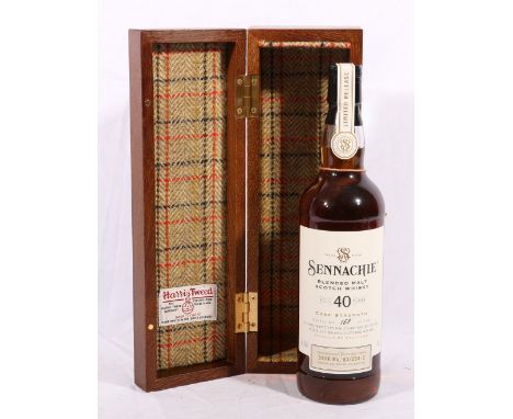 SENNACHIE 40 year old blended malt Scotch whisky, bottle no. 168/195 from cask no. 83/254-3, bottled by Stuart Whisky CO. Ltd