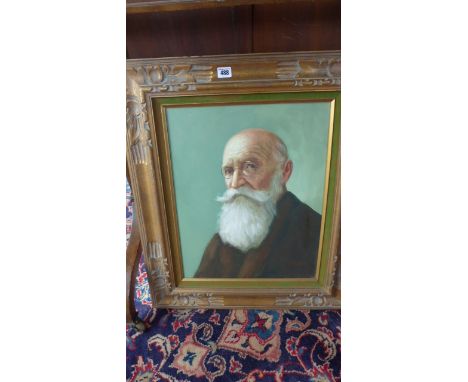 An oil on canvas portrait by David Pelbam  50 x 40cm