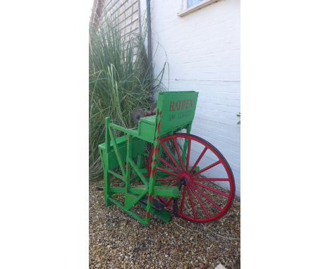 A vintage knife/saw sharpeners wheel - Hayden Saw Services - Height 133cm - Ideal garden feature