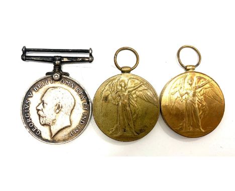 3 WW1 medals named 73962 PTE.M.Morrison. R.A.M.C.&nbsp; 1786 PTE.J.R.Dunlop. A. &amp; S.H.&nbsp; &nbsp; 3799 PTE.A.G.Blake&nb